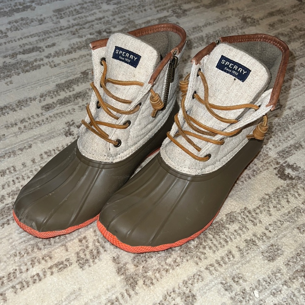 Sperry Duck Water Rain Boot Ankle Boot